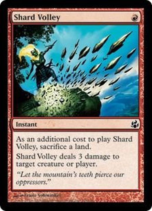 欠片の飛来 Shard Volley 英語 Mor