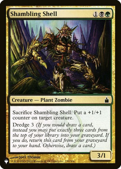 よろめく殻 Shambling Shell 英語 Reprint Cards The List