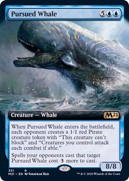 (FOIL)(フルアート)追われる鯨/Pursued Whale《英語》【M21】
