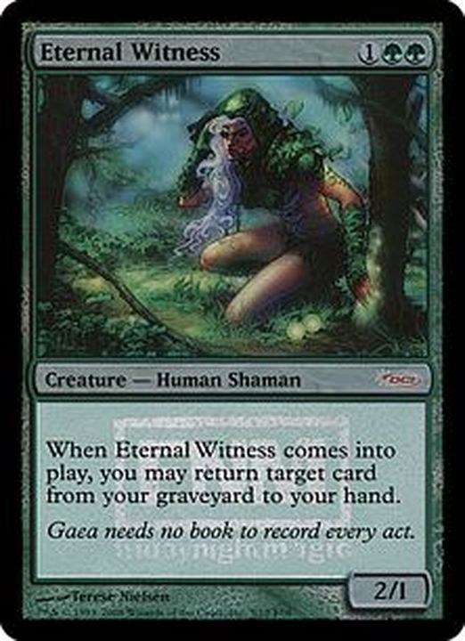 (FOIL)永遠の証人/Eternal Witness《英語》【FNM Promos】