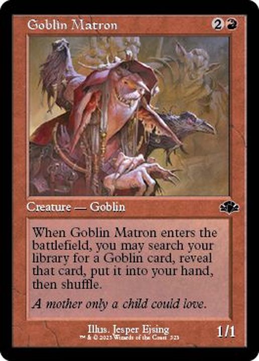 (FOIL)(旧枠仕様)ゴブリンの女看守/Goblin Matron《英語》【DMR】