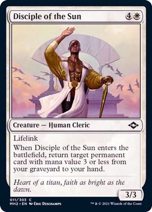 Foil 太陽の信奉者 Disciple Of The Sun 英語 Mh2