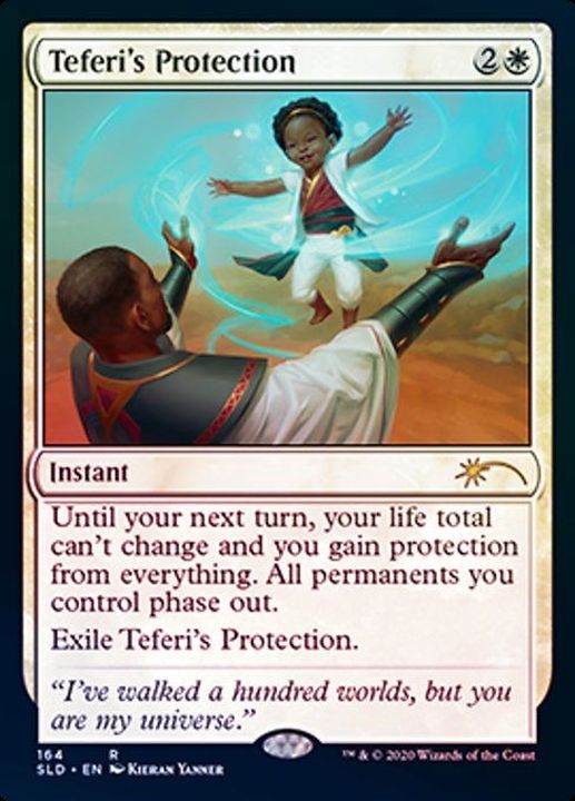 [EX+](FOIL)テフェリーの防御/Teferi's Protection《英語》【SLD】