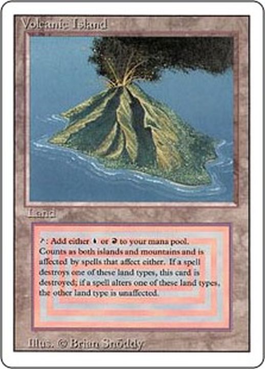 マジックMTG Volcanic Island 3ED 英語版
